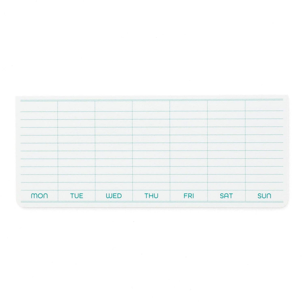 Sticky Memo Pad Weekly: White