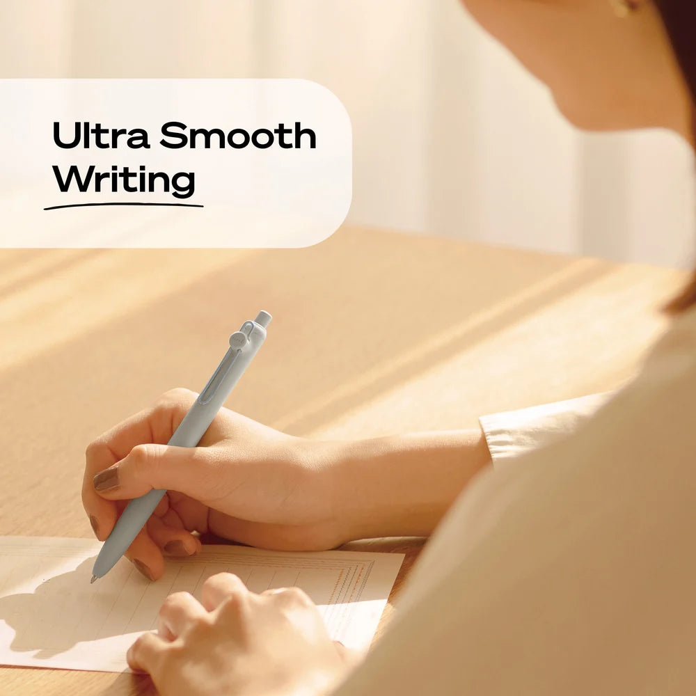 uni-ball Zento, 0.7mm Liquid Gel Ink Retractable Pen- Fog