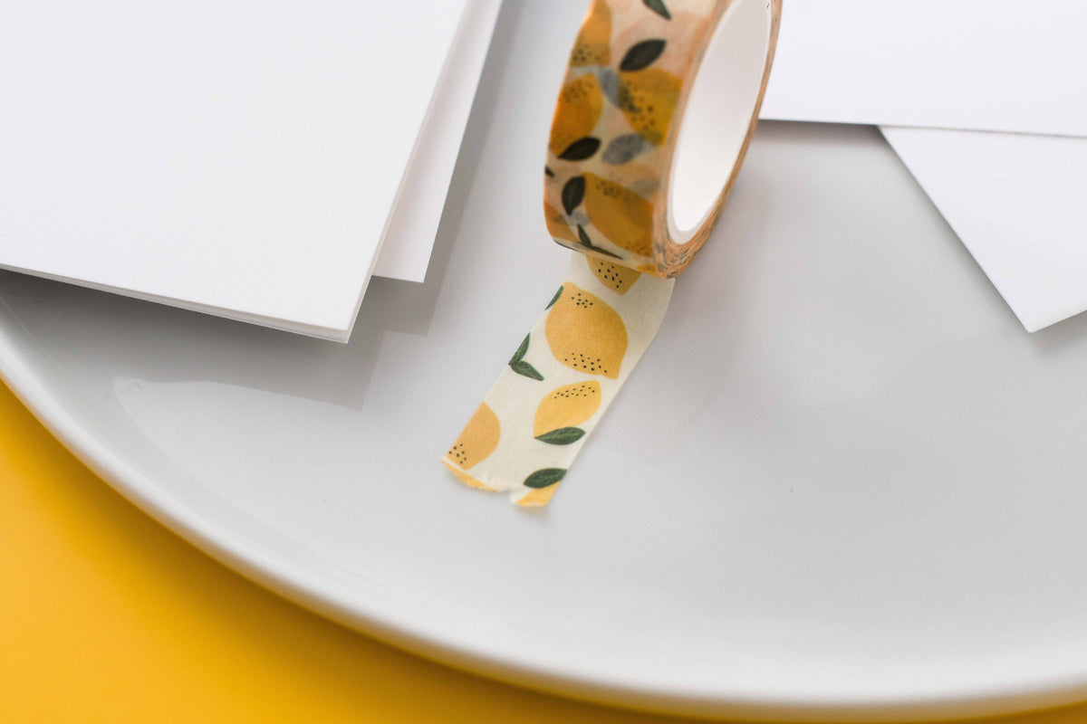 Lemon Washi Tape