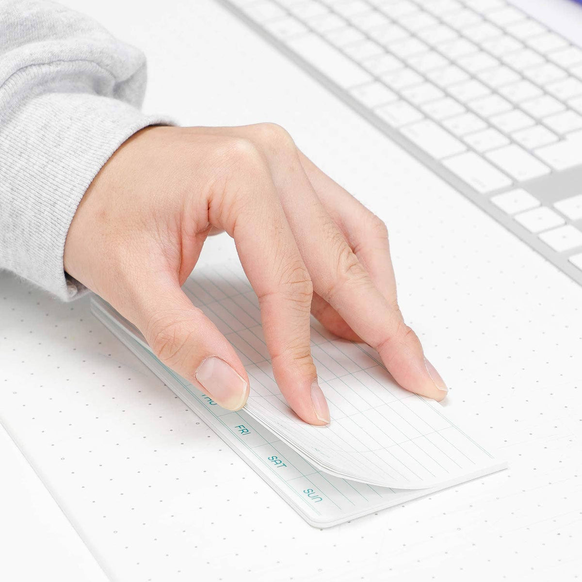 Sticky Memo Pad Weekly: White